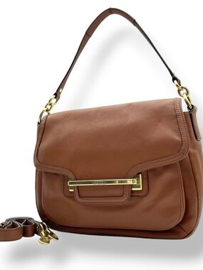 Coach F27481 Taylor Smooth
Flap Shoulder Bag